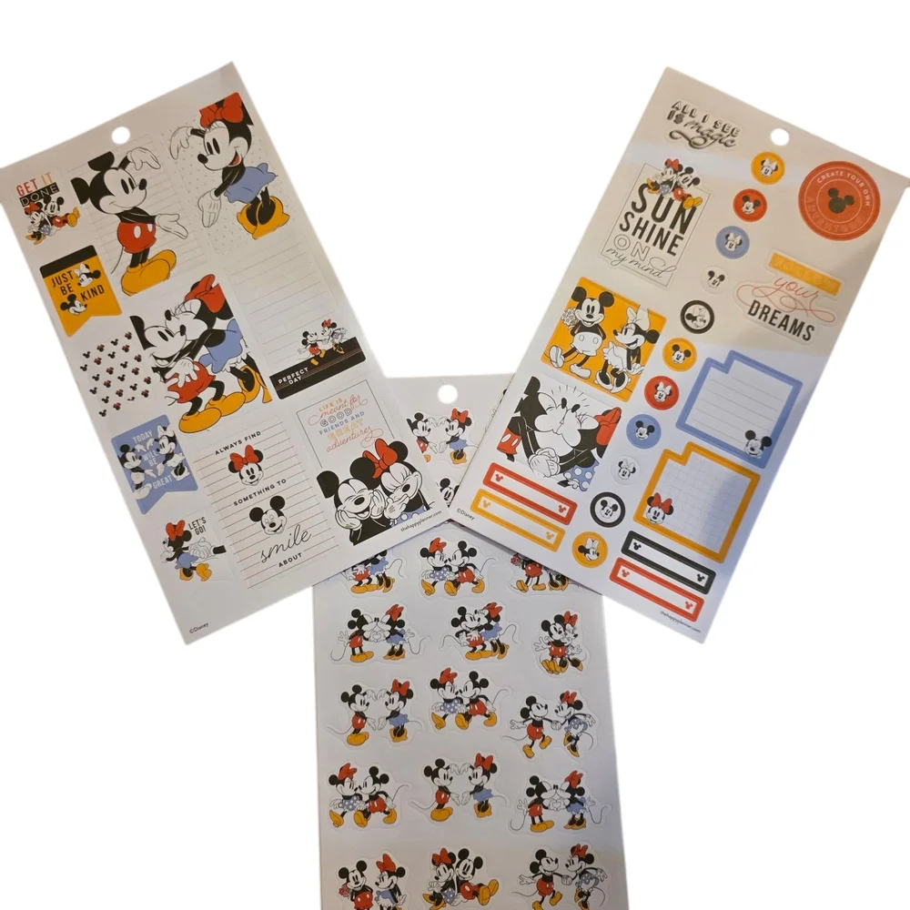 🆕️ Happy Planner Disney Mickey & Minnie Mouse Classic Budget Guided Journal Set - Picture 11 of 15